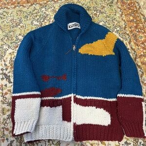 18 East × Kanata Hand Knits Men’s Cardigan